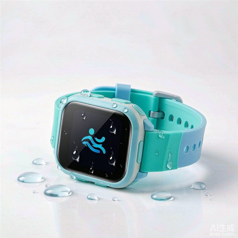 小天才 Z6 Pro 儿童电话手表防水实拍，戴着玩水也不怕
